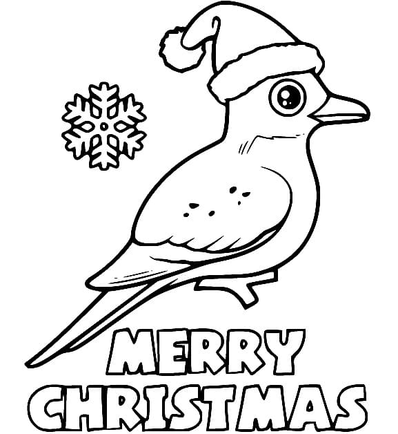 Cute Christmas Pigeon