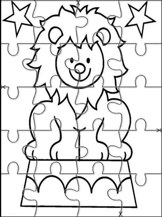 Cute Lion Jigsaw Puzzle