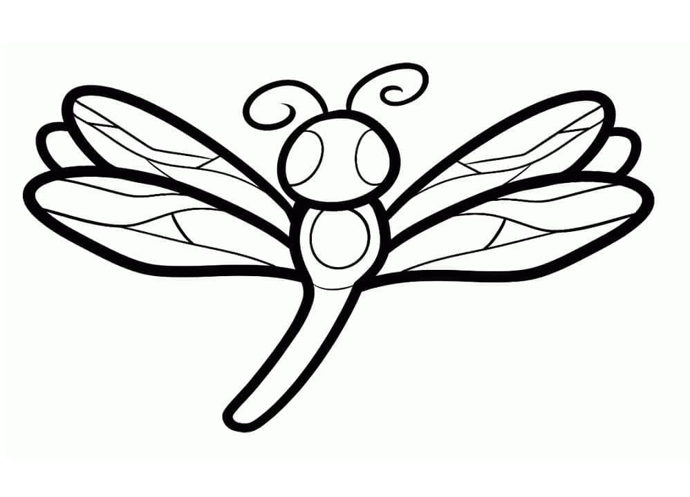 Dragonfly Free For Kids coloring page - Download, Print or Color Online ...