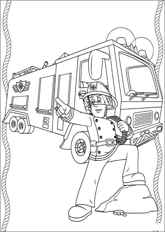 Fireman Sam Printable For Kids