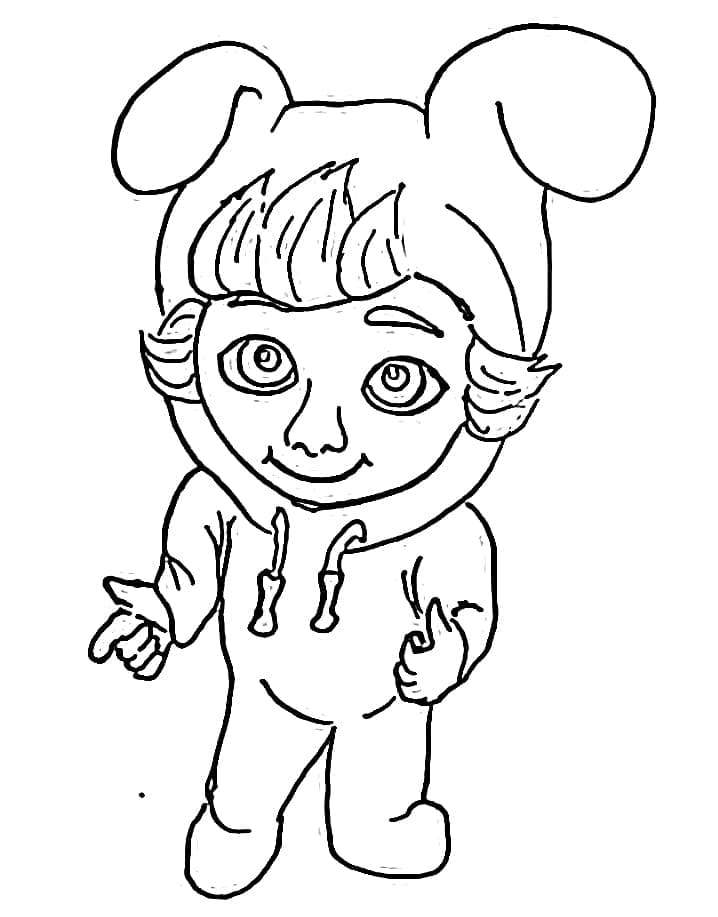 Free Dave and Ava coloring page