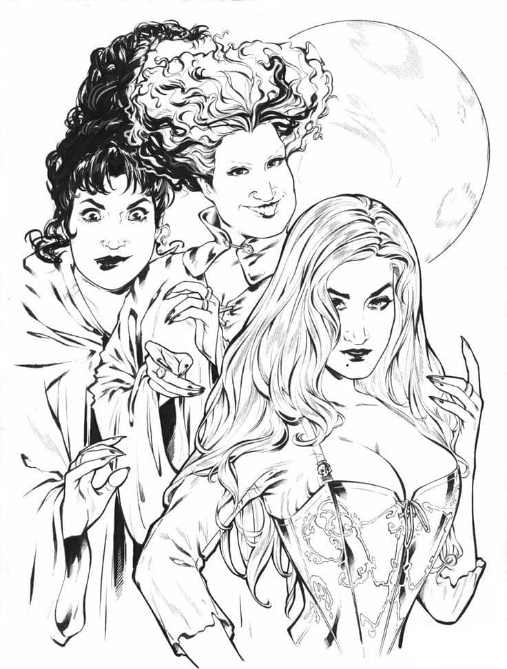 Free Drawing of Hocus Pocus