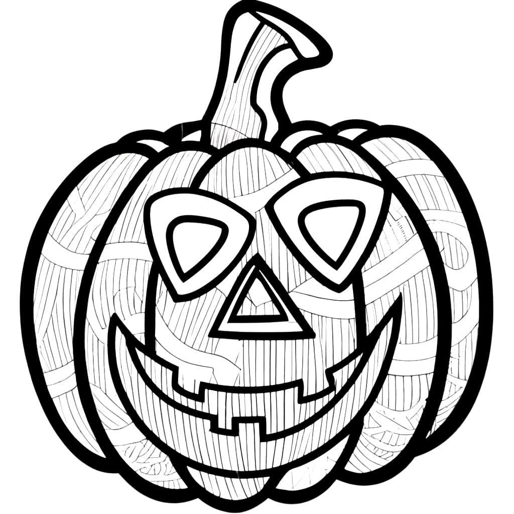 Free Drawing of Jack O Lantern coloring page - Download, Print or Color ...