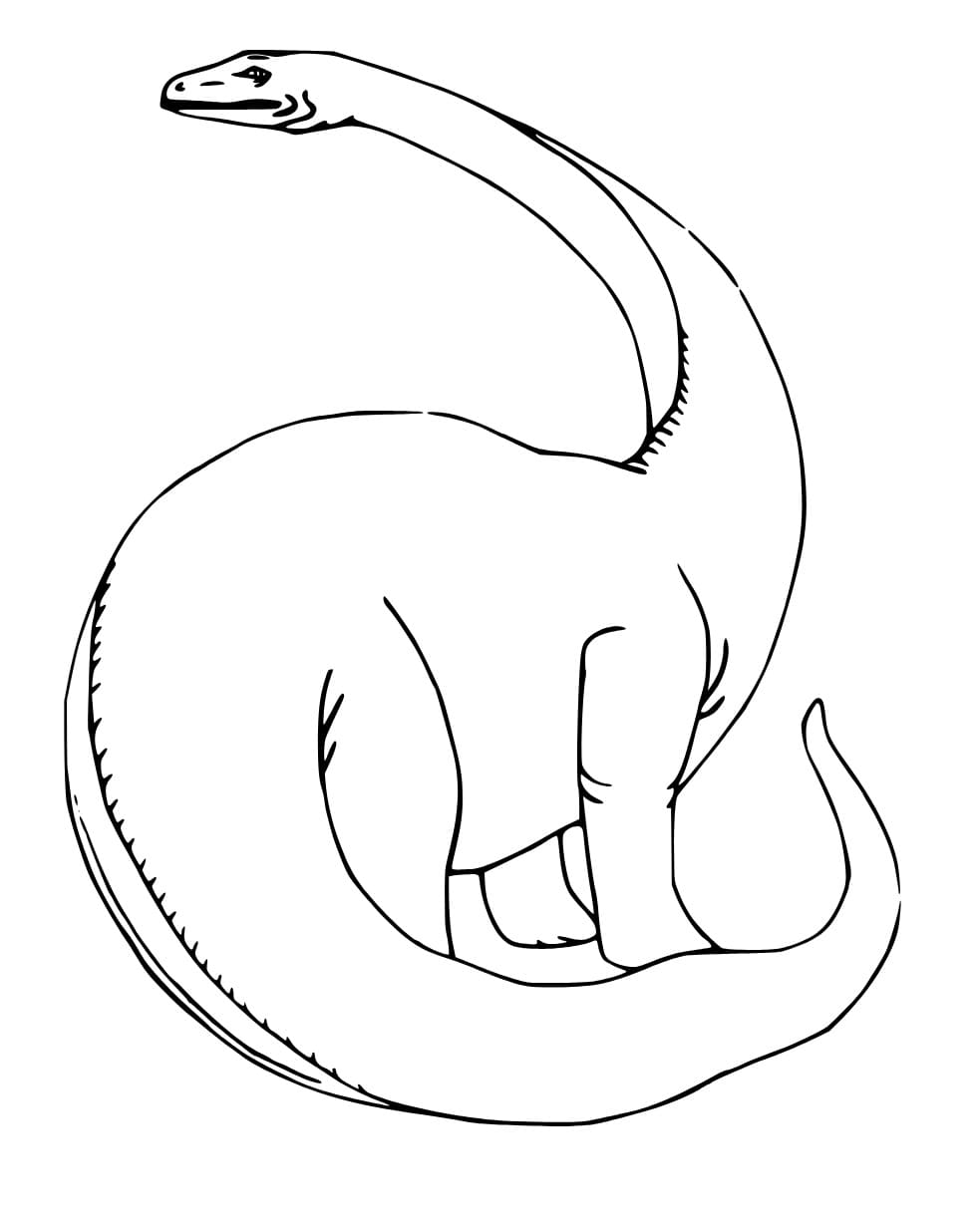 Free Printable Brontosaurus