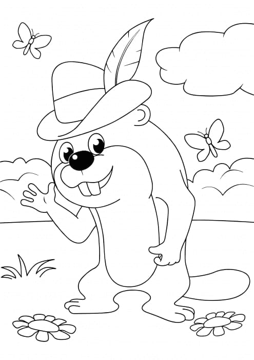 Free Printable Prostokvashino coloring page