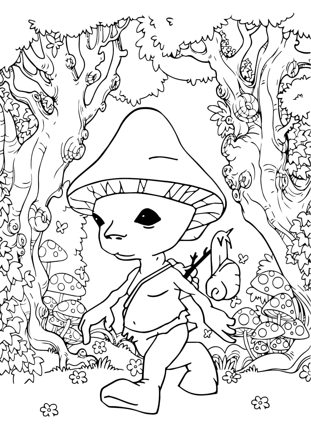 Free Shailushai coloring page