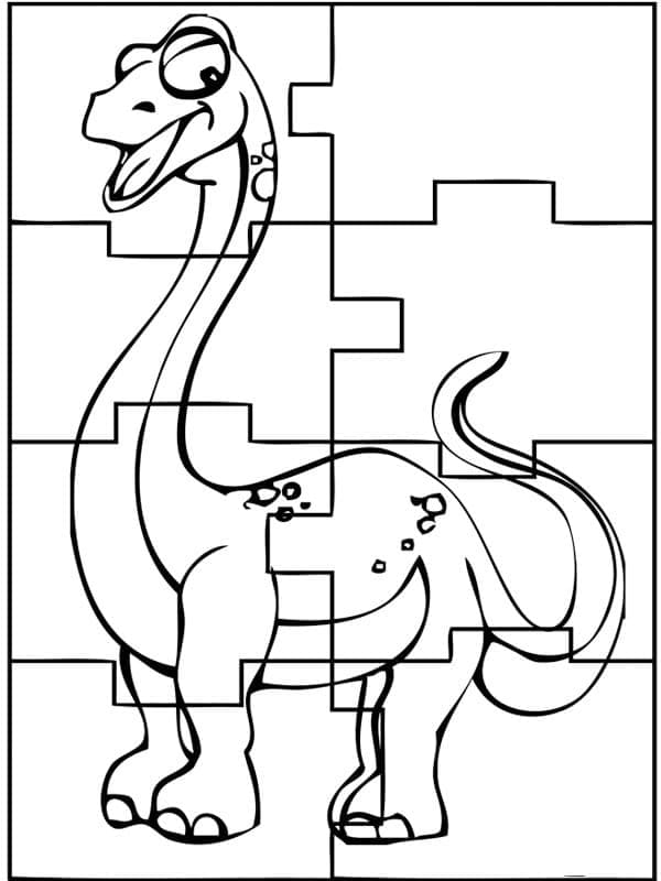 Funny Dinosaur Jigsaw Puzzle