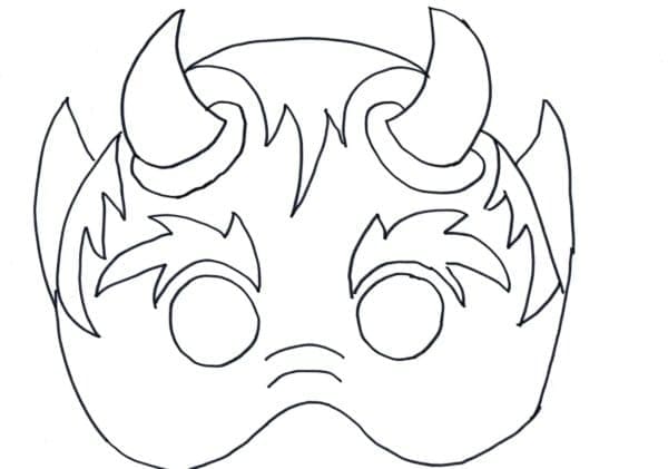 Halloween Demon Mask