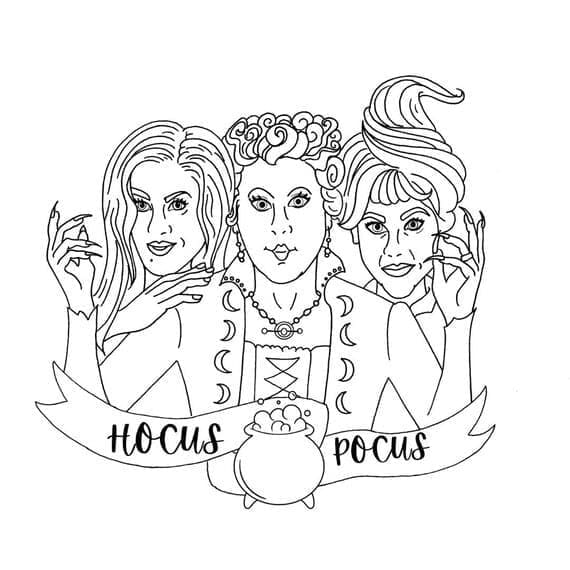 Hocus Pocus Free Printable