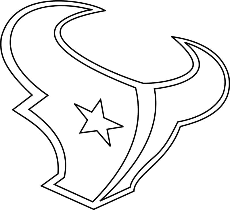 Houston Texans Logo coloring page - Download, Print or Color Online for ...