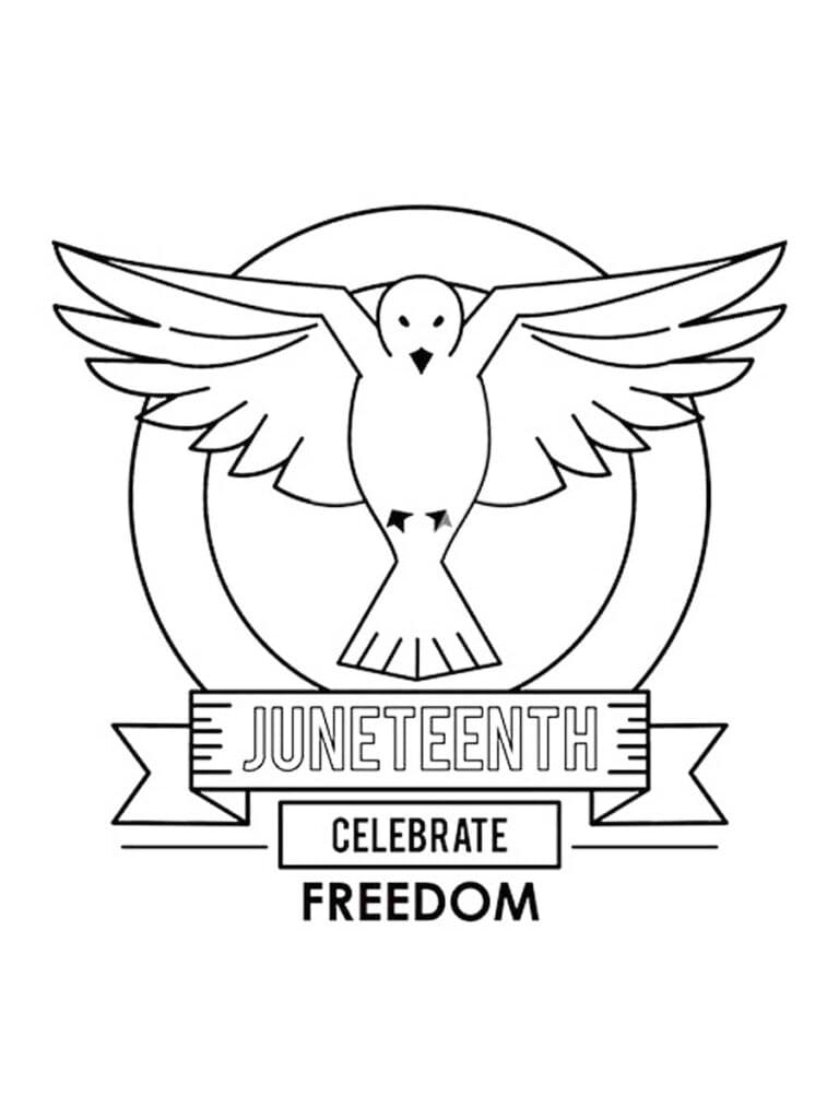 Juneteenth Free coloring page