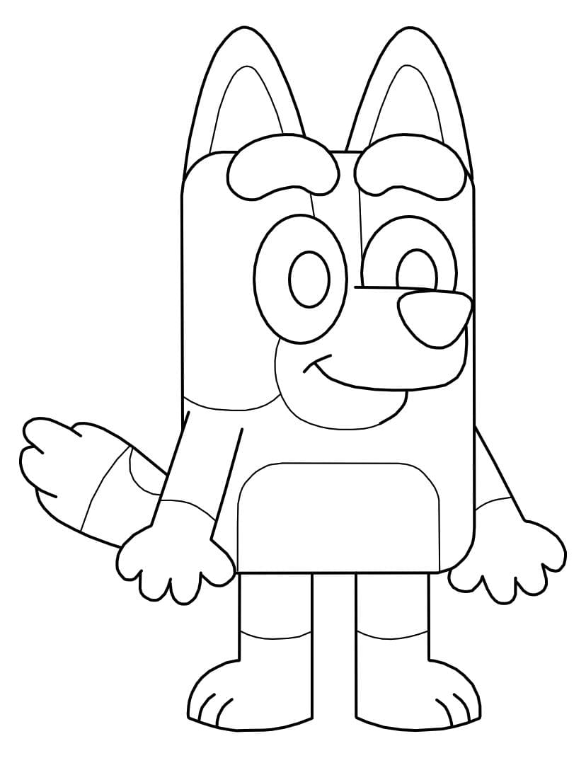 Little Bingo from Bluey coloring page