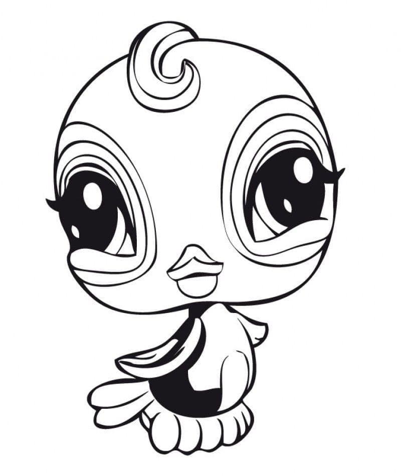 Littlest Pet Shop Chick coloring page