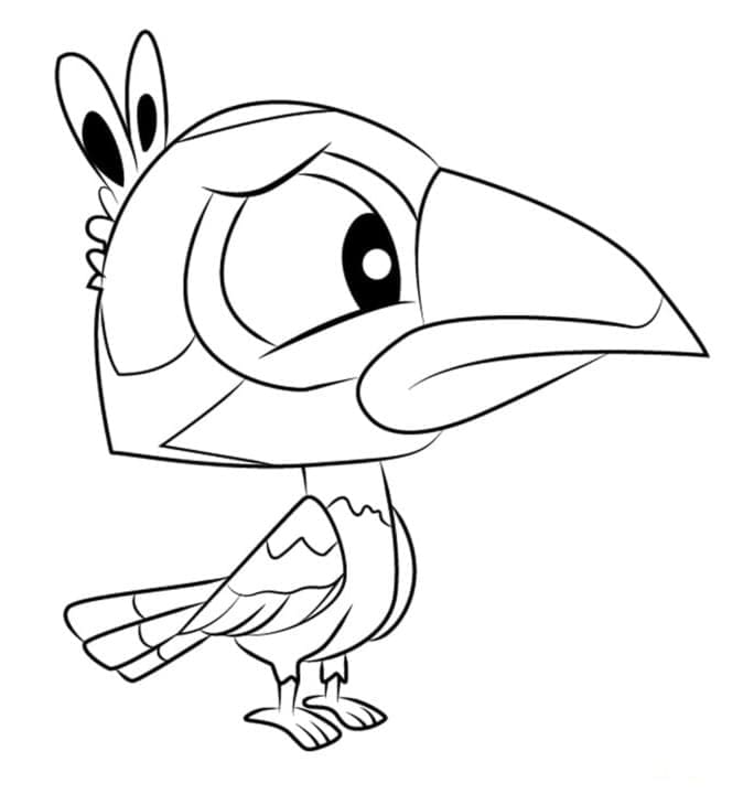 Littlest Pet Shop Desi coloring page