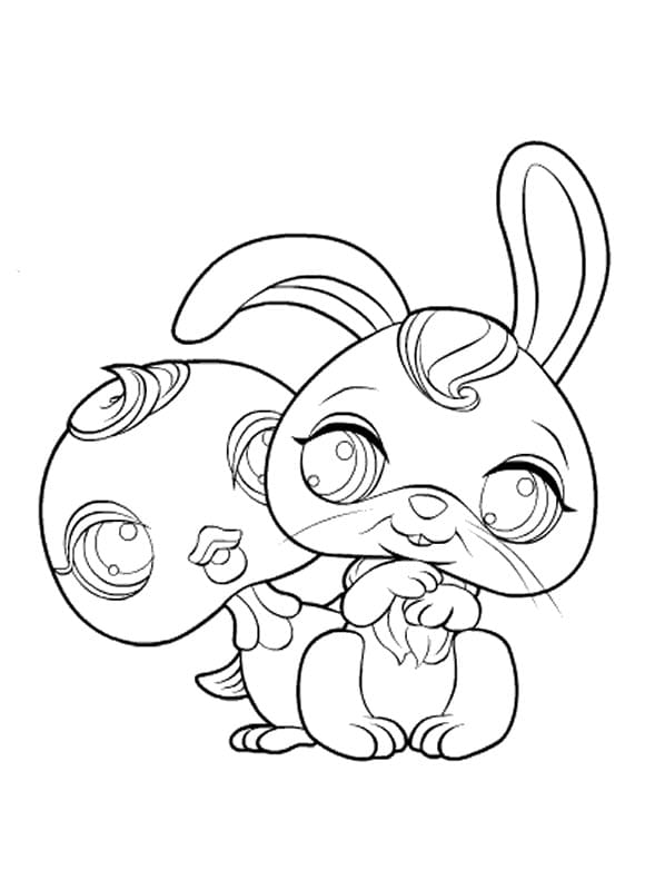 Littlest Pet Shop Free For Kids coloring page