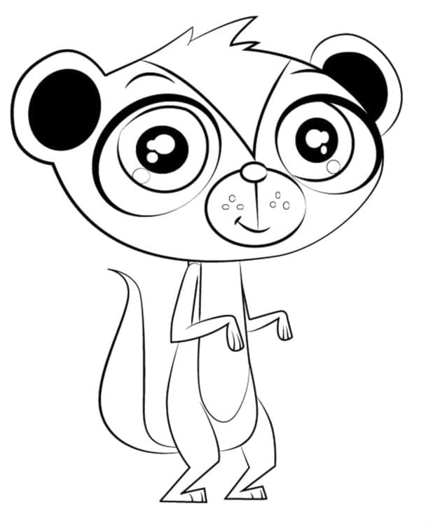 Littlest Pet Shop Sunil Nevla coloring page