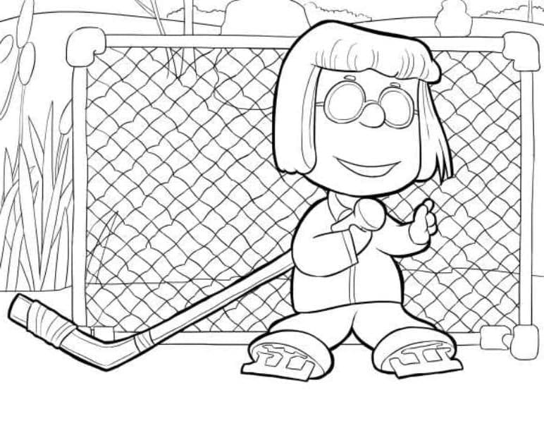 free printable marcie coloring pages the charlie brown and snoopy show