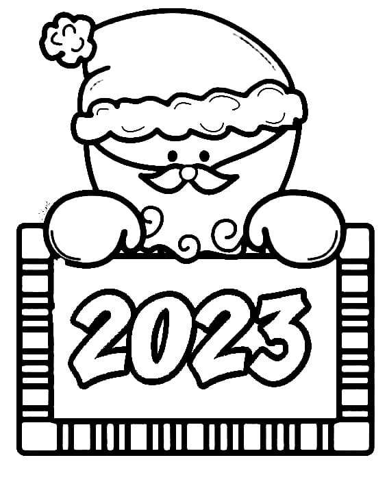 Merry Christmas 2023 Santa Claus