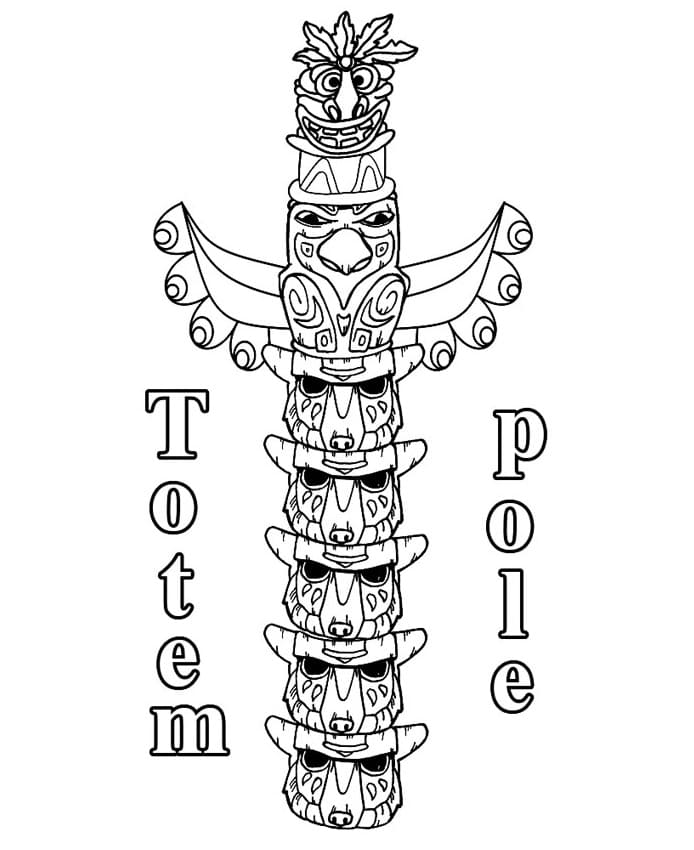 Native American Totem Pole