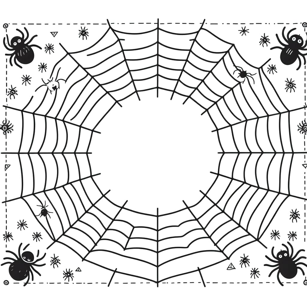 Nice Halloween Spider Web