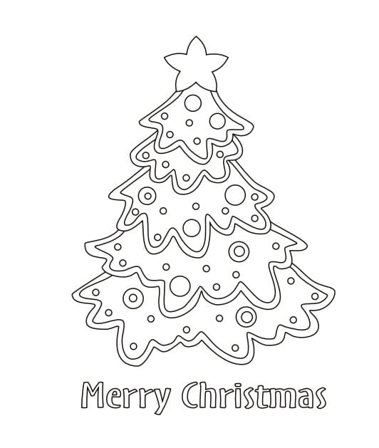 Normal Christmas Card coloring page