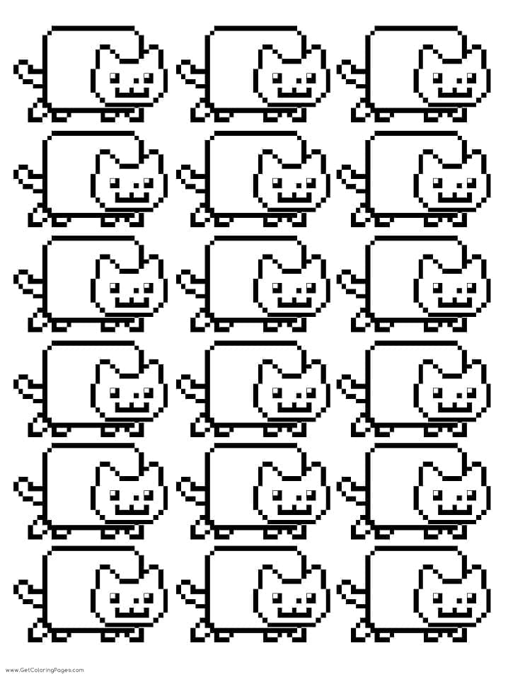 Nyan Cat Free Printable