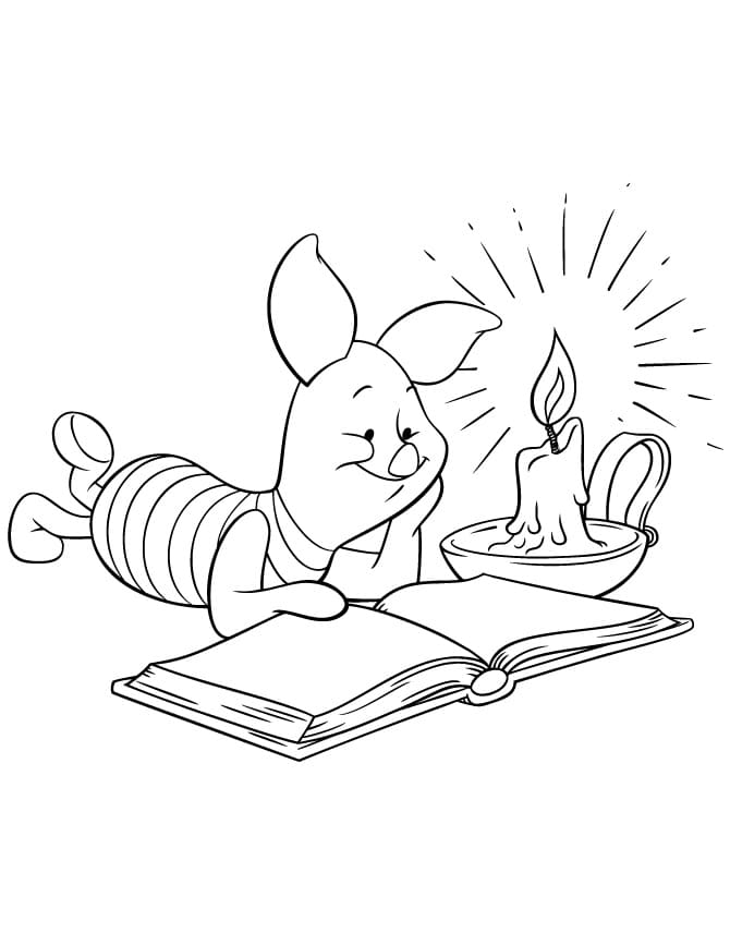 Piglet is Reading Book