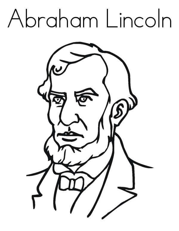 abraham lincoln coloring pages for kindergarten