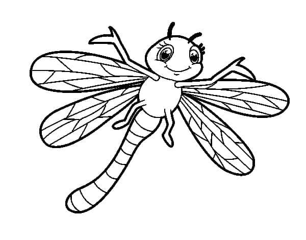 Dragonfly coloring pages