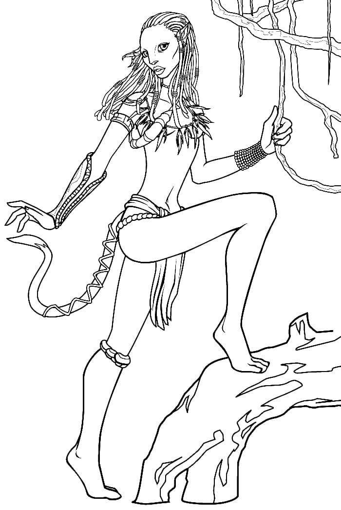 Print Avatar coloring page