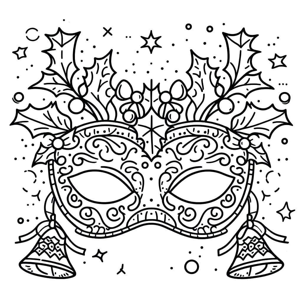 Print Christmas Mask