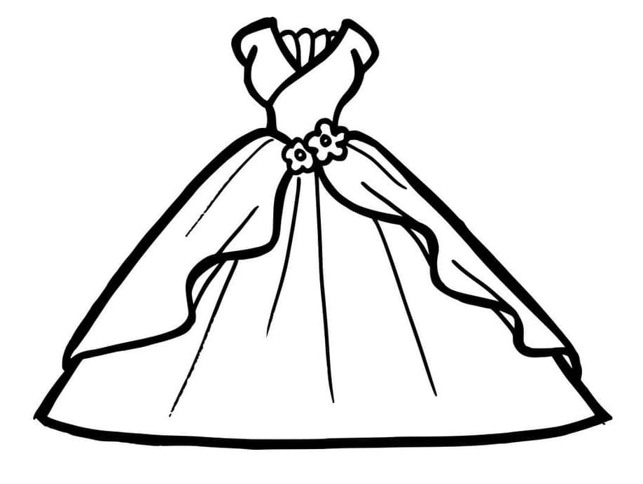 Print Dress Coloring Page Download Print Or Color Online For Free 