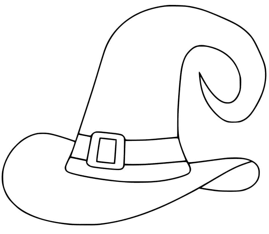 Witch Hat coloring pages - ColoringLib