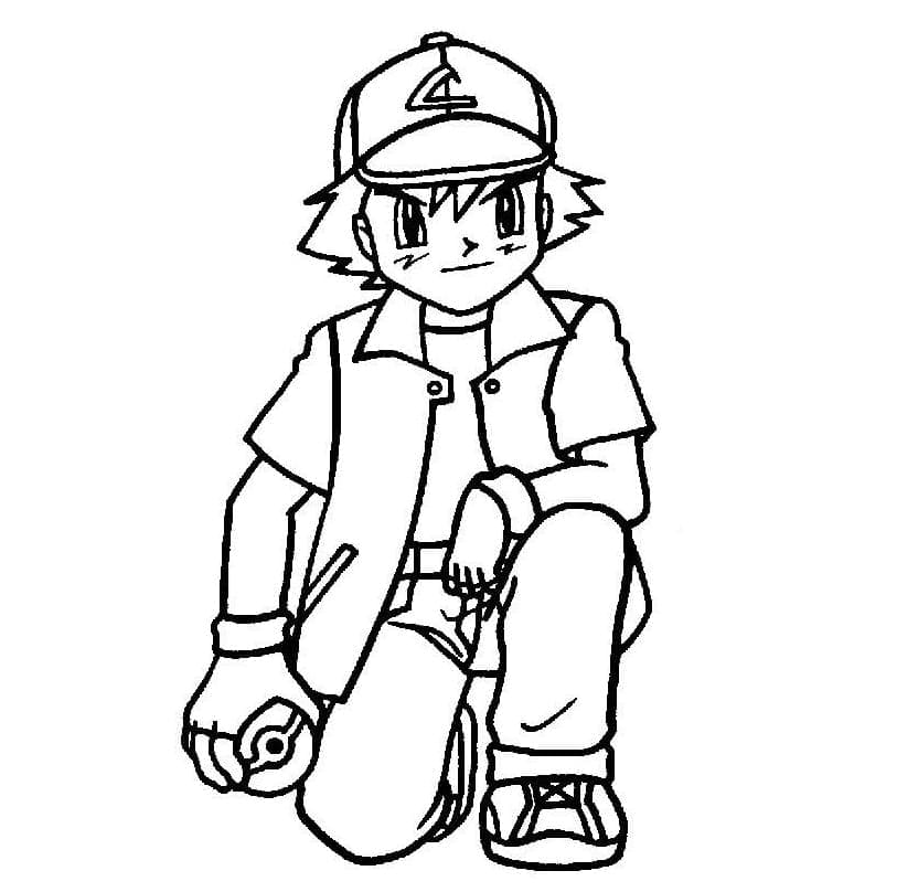 Printable Ash Ketchum