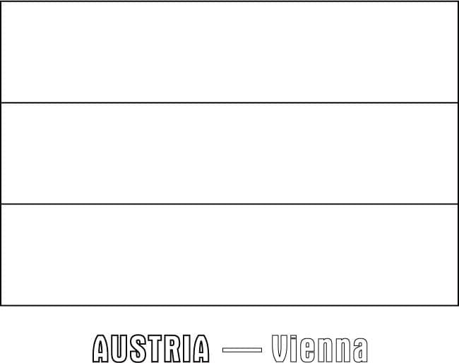 Printable Austria Flag