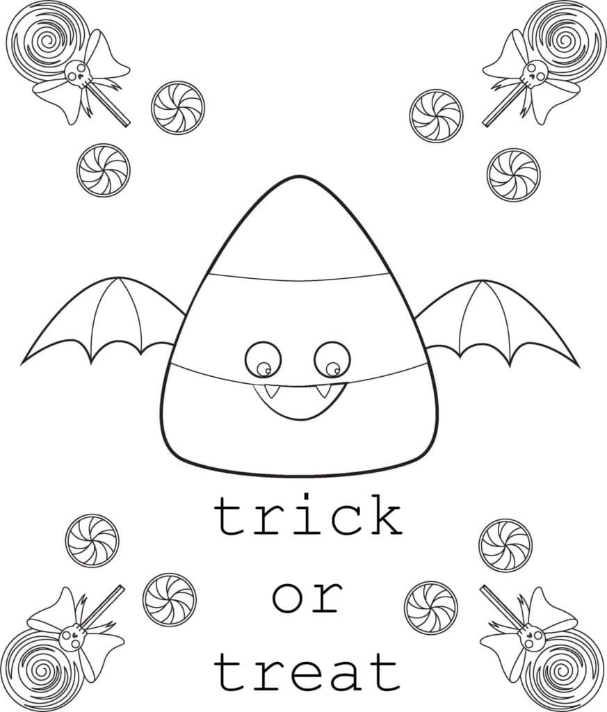 Printable Cute Trick or Treat