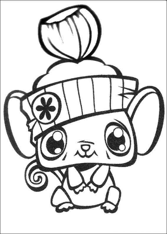 Printable Littlest Pet Shop coloring page