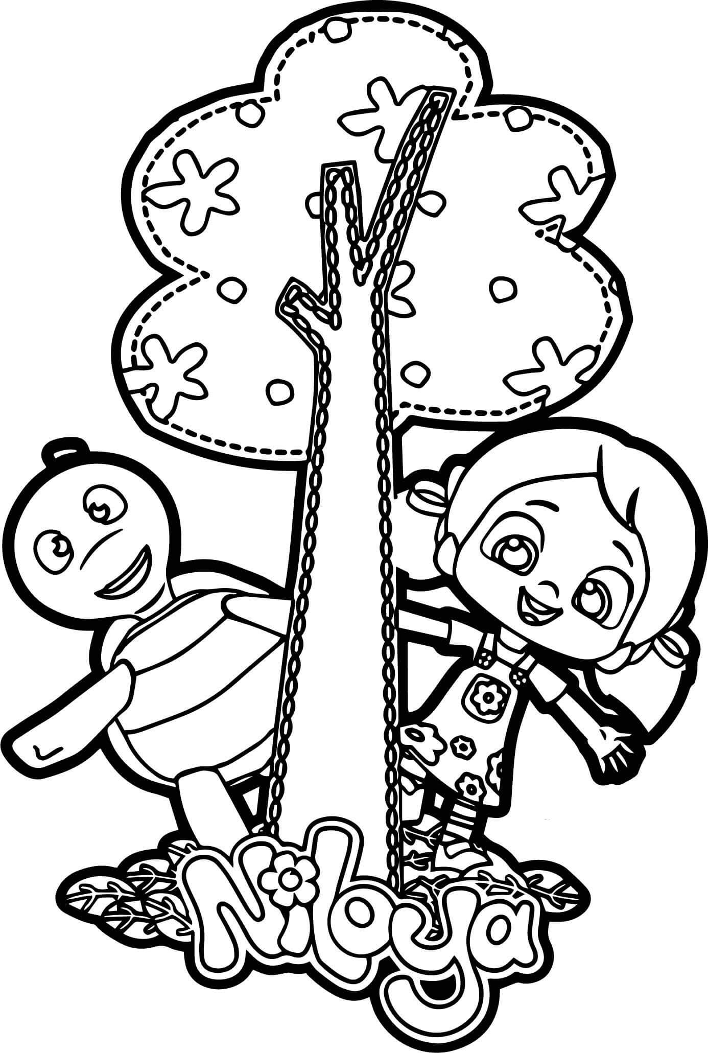 Niloya coloring pages