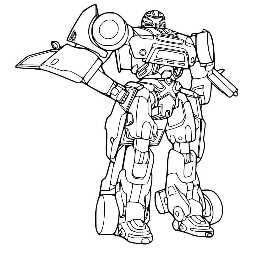 Printable Tobot X coloring page