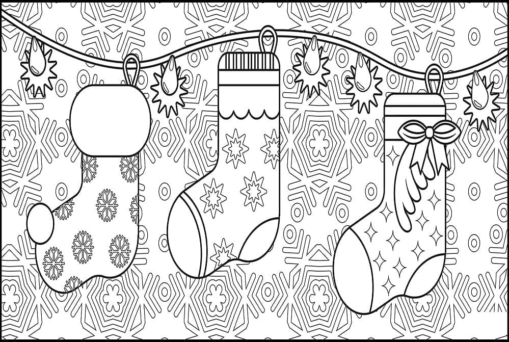 Printable Xmas Stocking