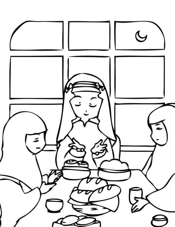 Ramadan Printable For Kids coloring page