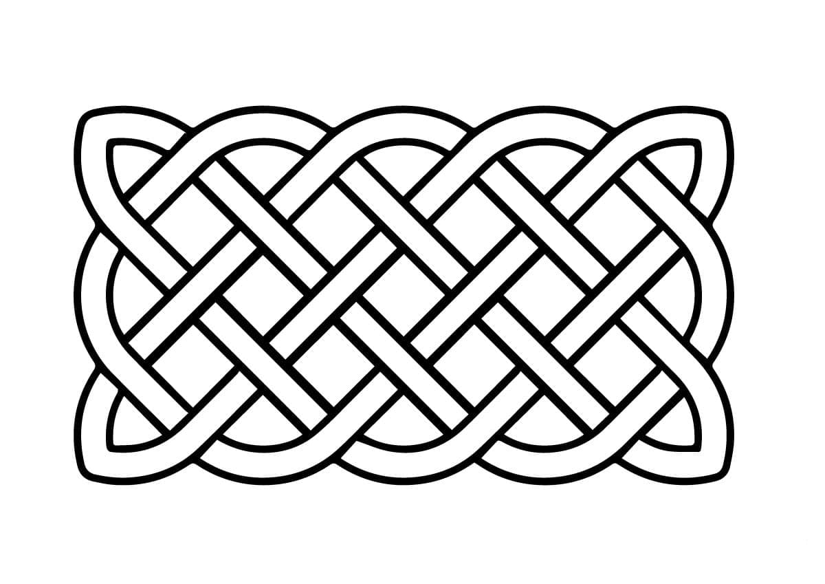 Sailor’s Celtic Knot coloring page