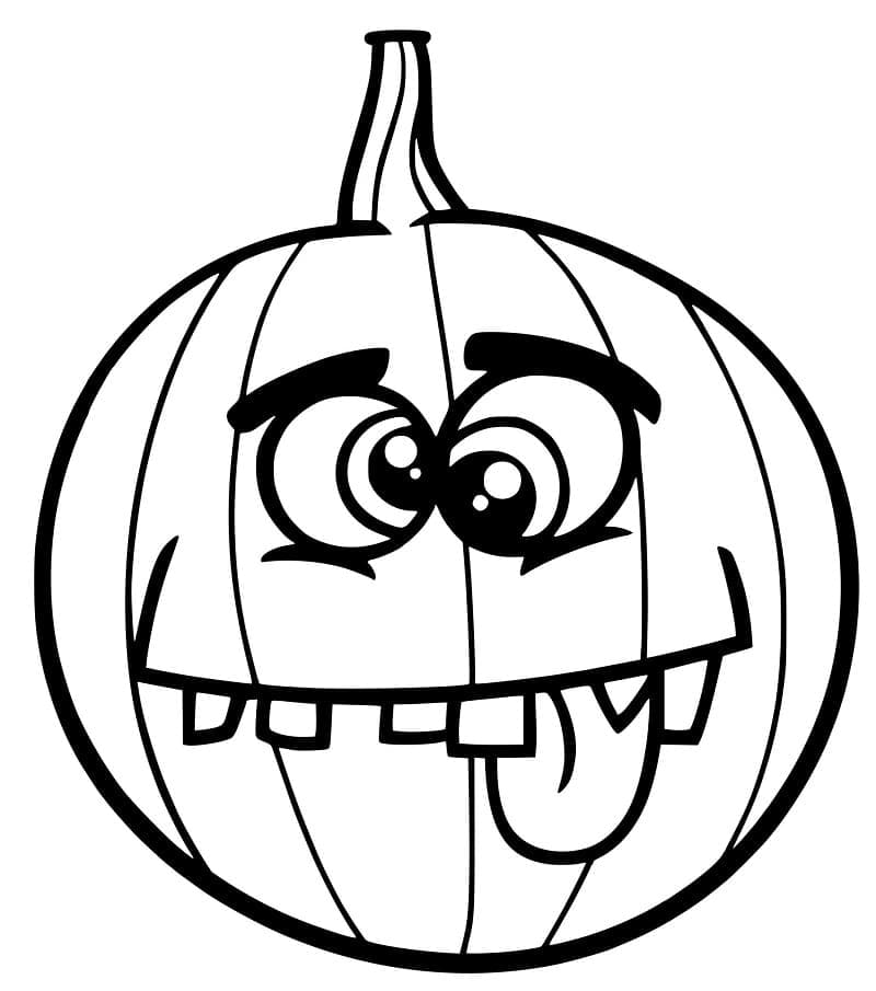 Silly Halloween Pumpkin