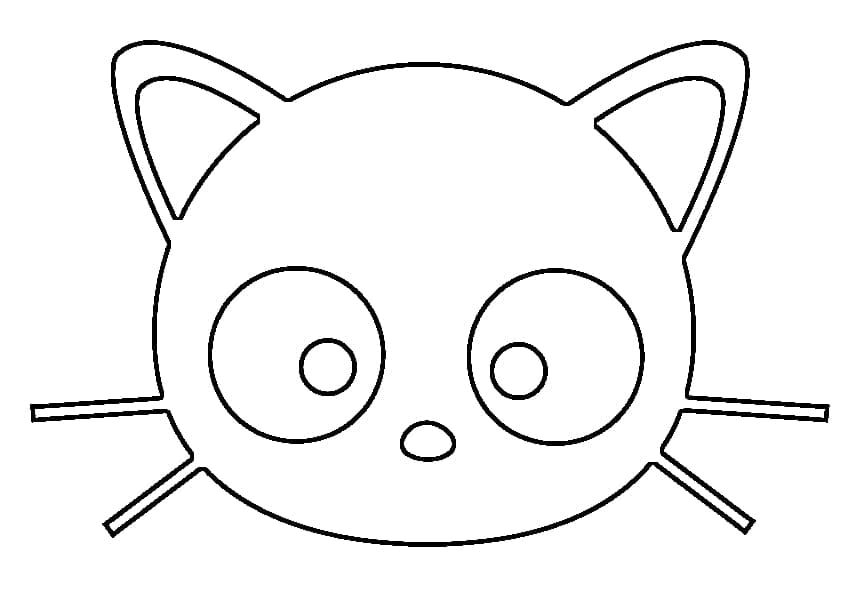 Simple Chococat Face coloring page - Download, Print or Color Online ...