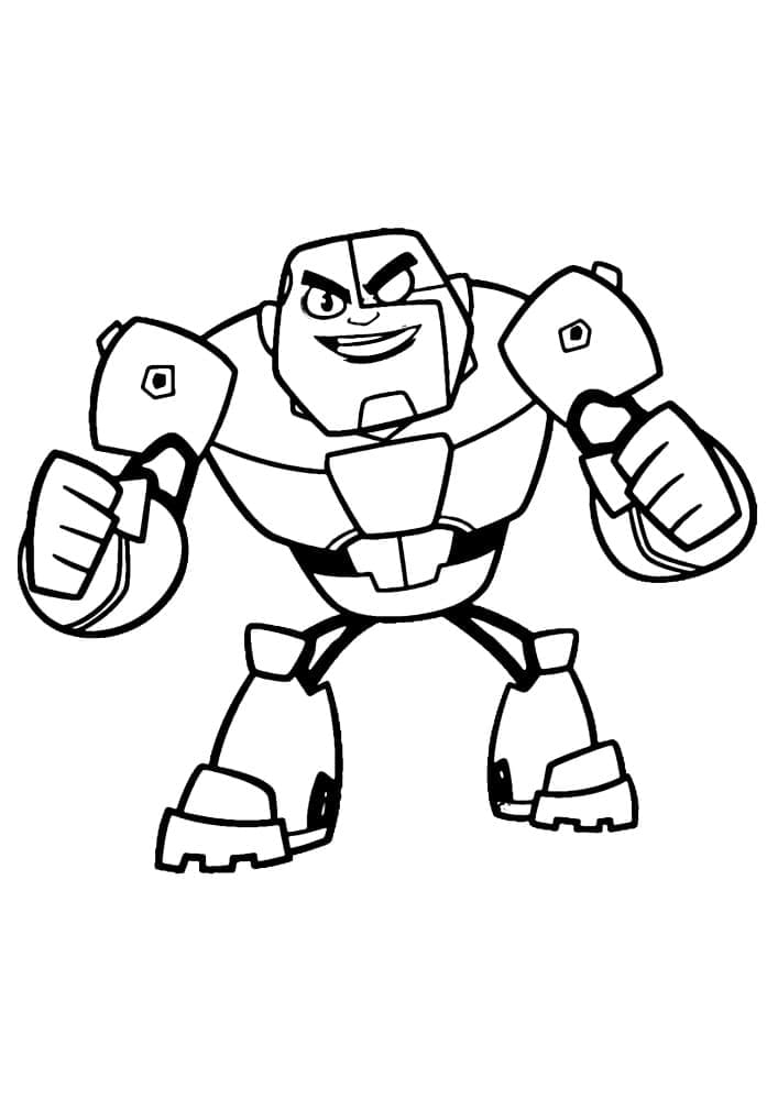 Cyborg coloring pages - ColoringLib
