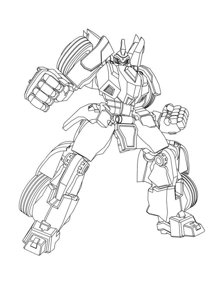 Tobot For Kids coloring page