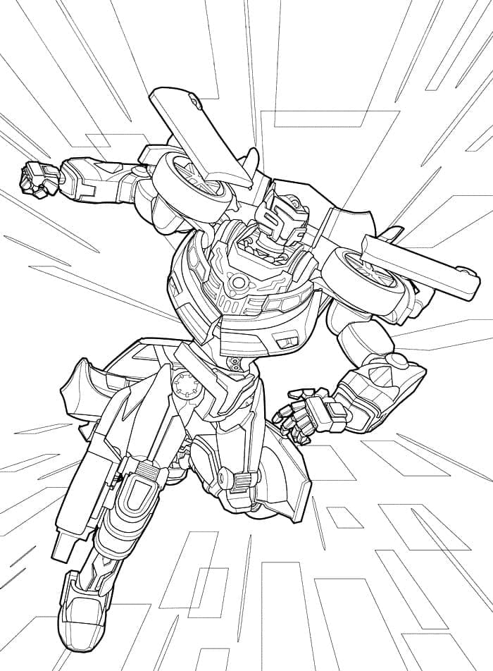 Tobot Printable coloring page