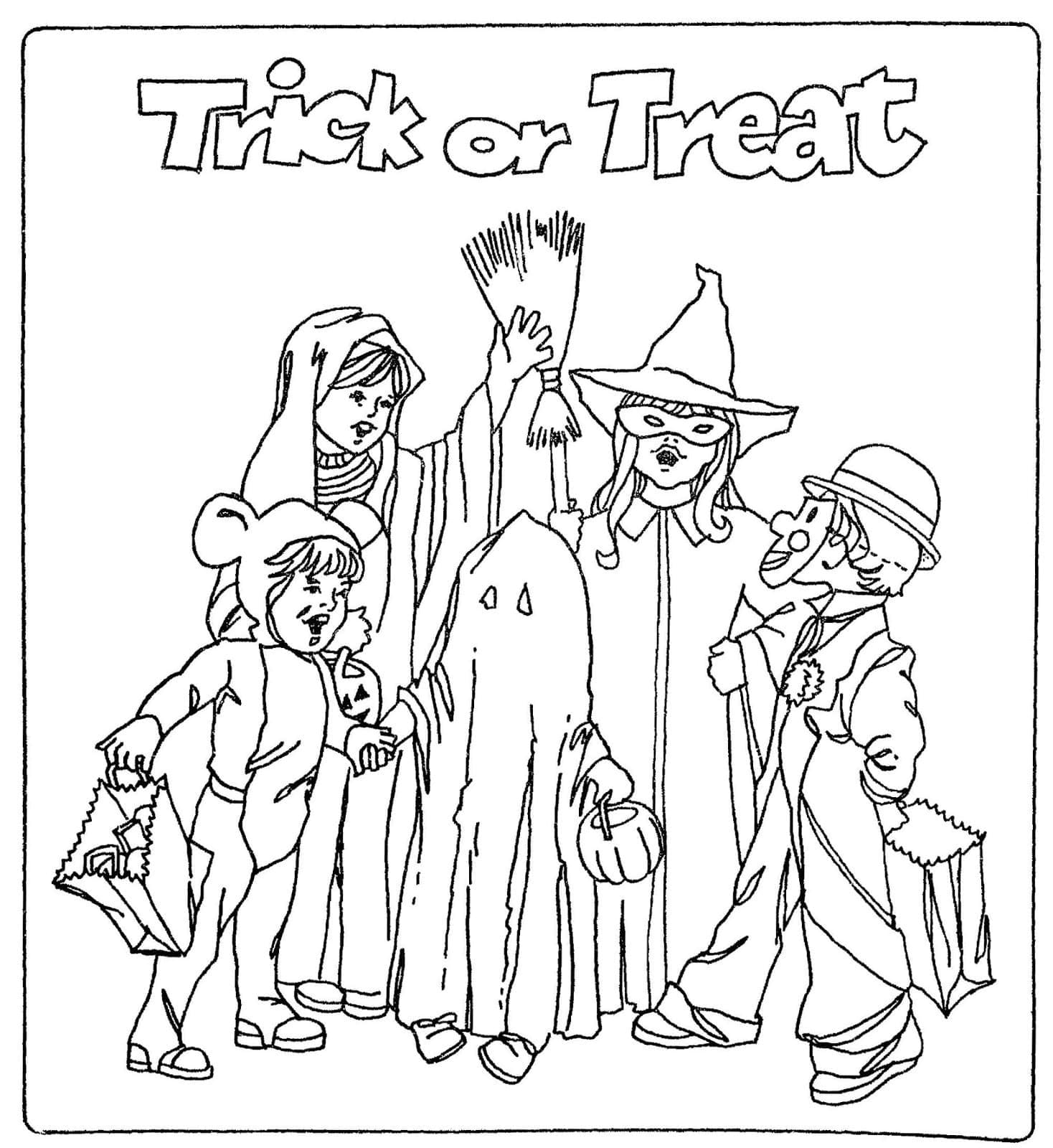 Trick or Treat Printable