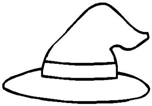 Witch Outline Printable