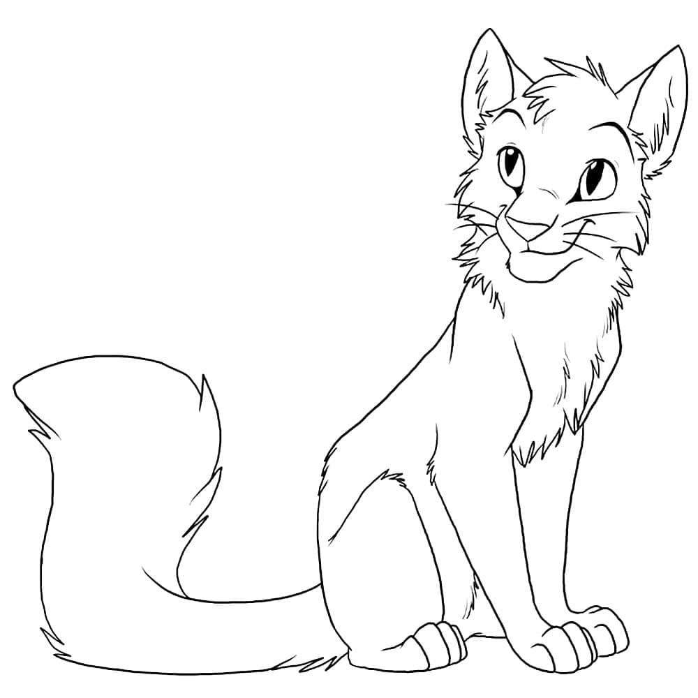 Warriors Cats Firestar coloring page - Download, Print or Color Online ...